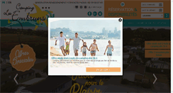 Desktop Screenshot of camping-lesembruns.com